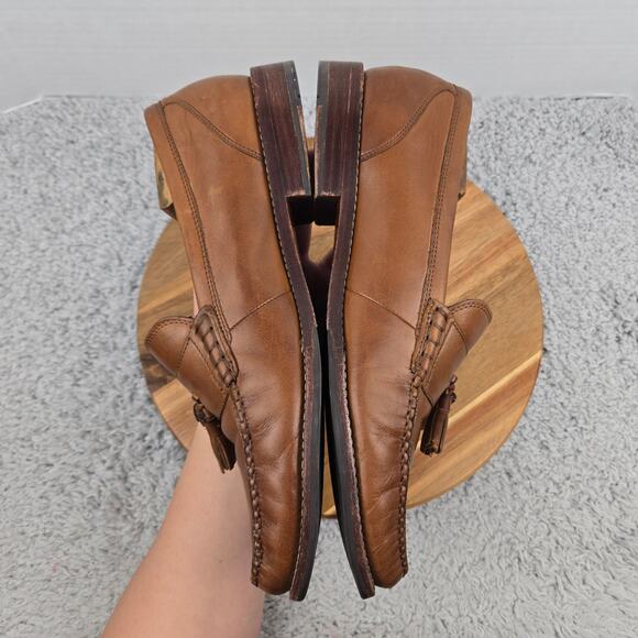 Cole Haan Mens 12M Pinch Tassel Brown Leather Casual Lifestyle Daily Loafer main image 2